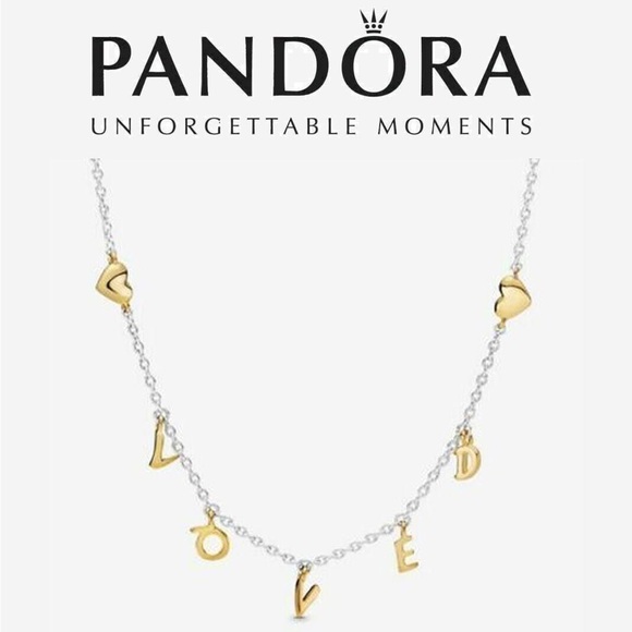 Pandora Jewelry - LOVED SCRIPT Authentic PANDORA necklace